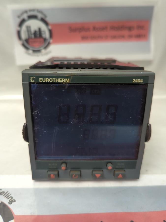 Used SCHNEIDER EUROTHERM,2404,DIN PROCESS AND TEMPERATURE CONTROLLER PRE-OWNED