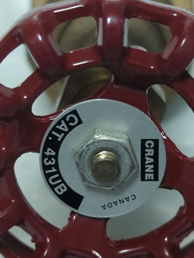 CRANE,431UB,BRONZE 3/8 INCH GATE VALVE NOS