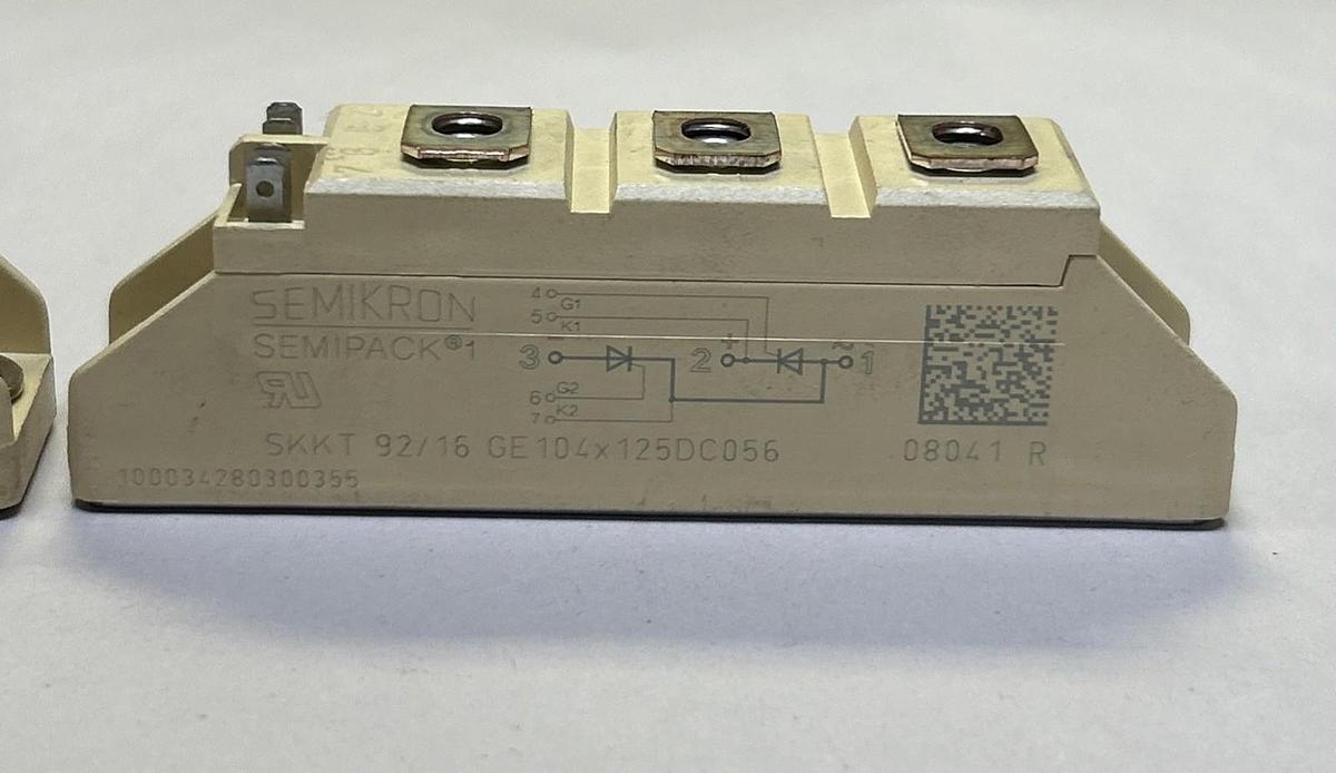 Used SEMIKRON,SKKT92/16GE104X125DC056,THYRISTOR LOT OF 2