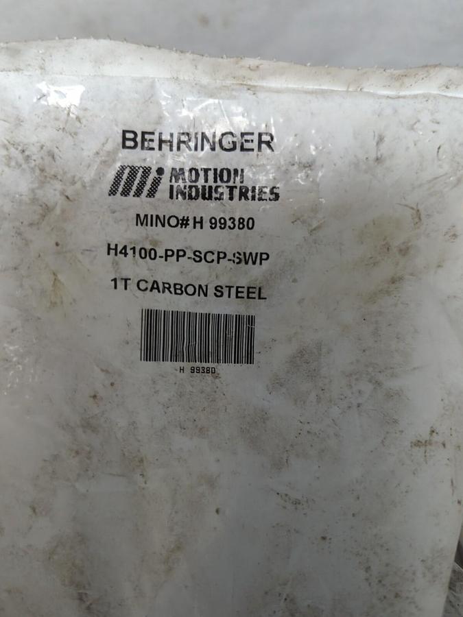 MOTION IND./BEHRINGER,H4100-PP-SCP-SWP,CLAMP KIT 1T CARBON STEEL NEW