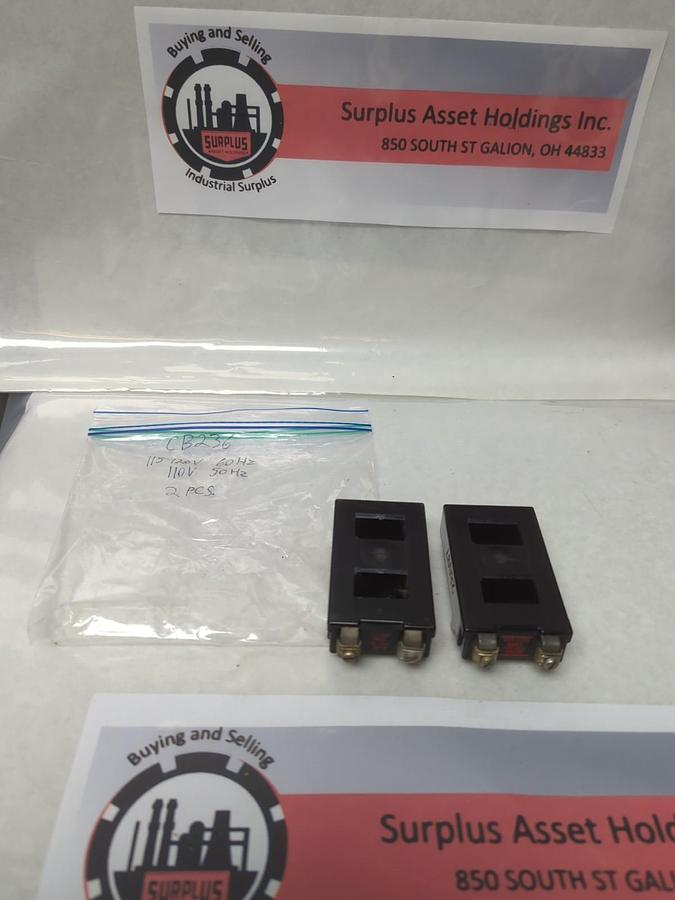 Used ALLEN-BRADLEY,CB236,COIL 110V 50HZ LOT OF 2 PRE-OWNED