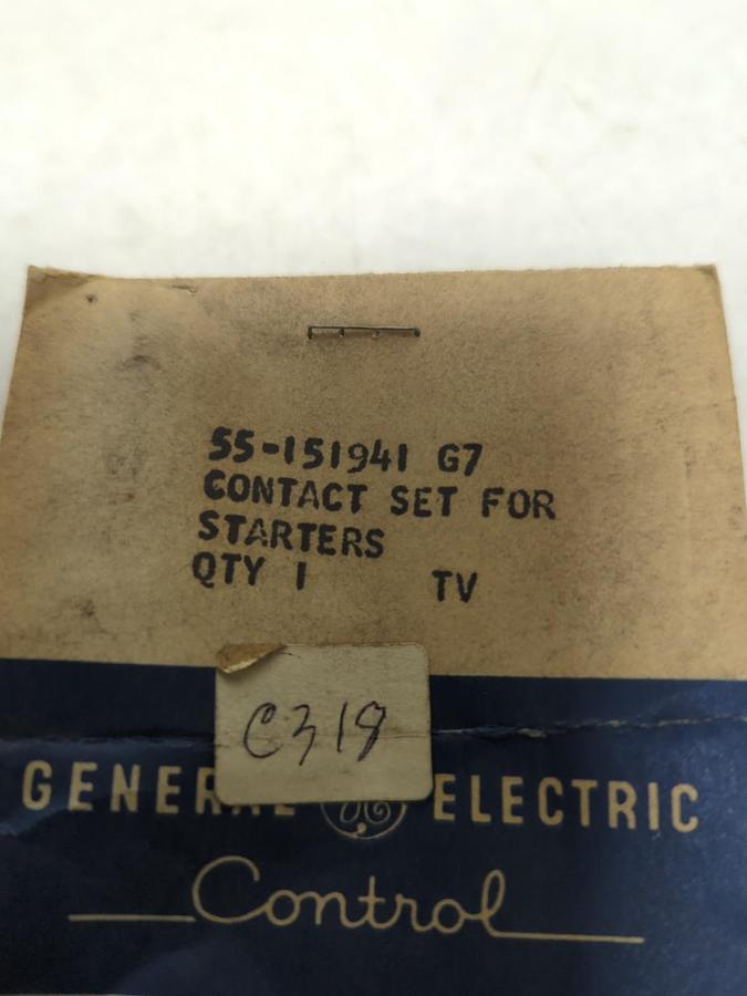 GENERAL ELECTRIC,55-151941 G7,CONTACT SET NOS