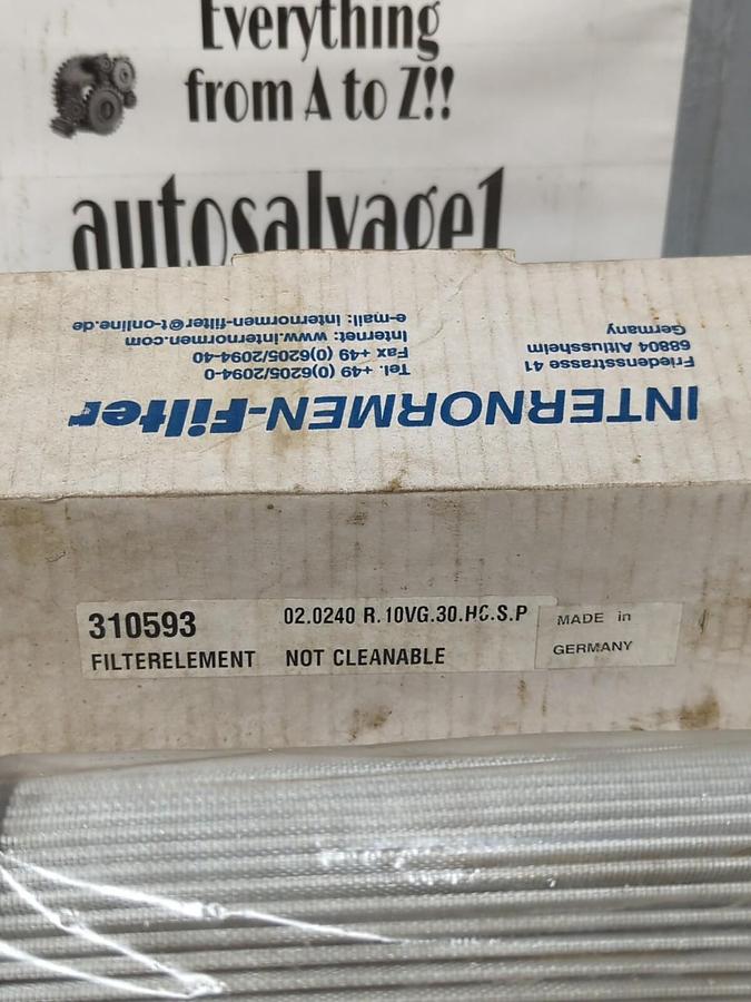 INTERNORMEN,310593,HYDRAULIC FILTER ELEMENT