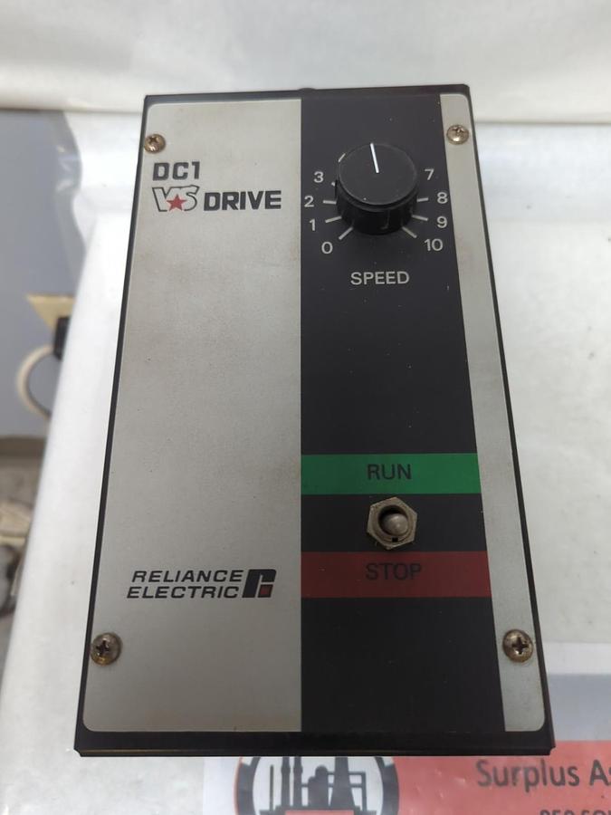 Used RELIANCE,DC1-70U,DC MOTOR CONTROLLER 115/230V 12.5A PRE-OWNED