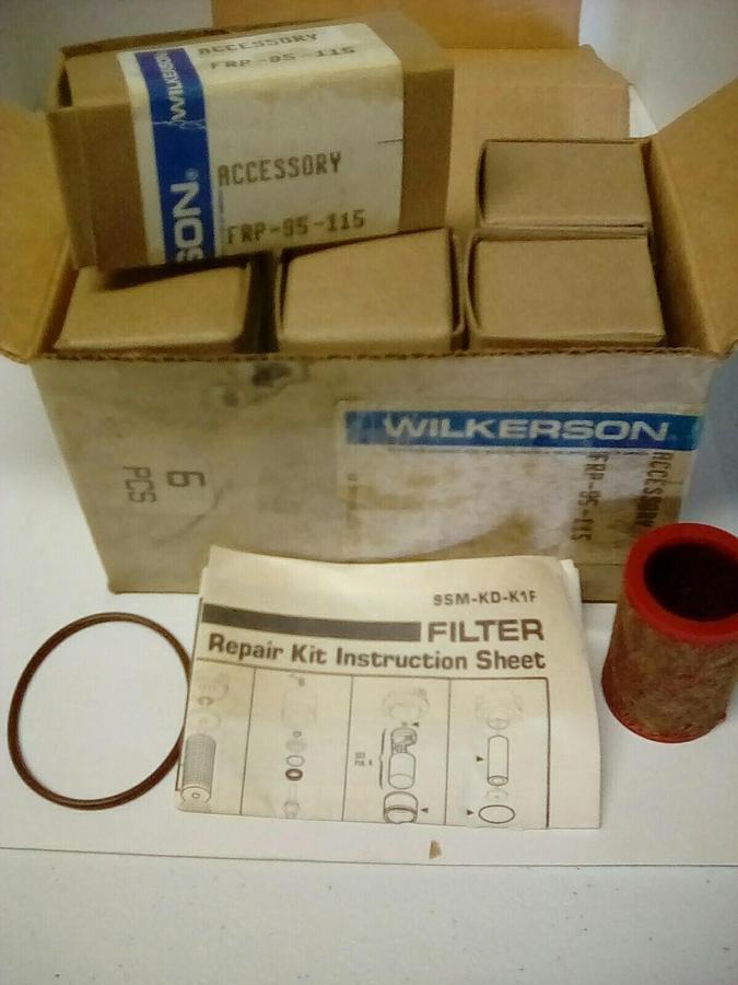 Wilkerson,FRP-95-11,Filter Repair Kit Used on Models F26 BOX of 6 .01 Micron Ty