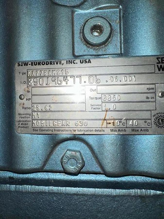 Refurbished SEW-Eurodrive KA77BAM215 Gearbox