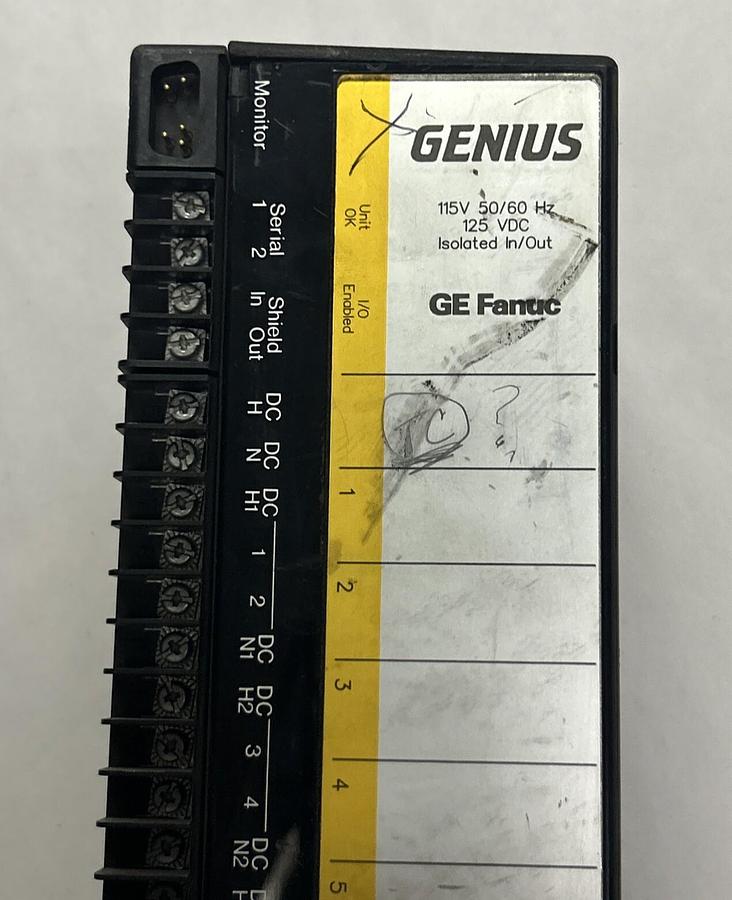 Used GE FANUC,IC660EBS100E,GENIUS BLOCK I/O MODULE