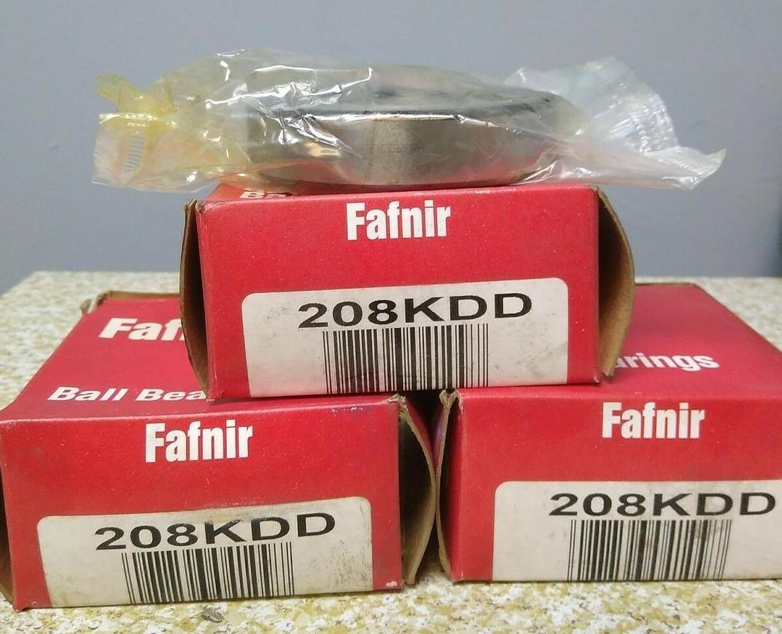 Used Timken Fafnir,208KDD,Radial Ball Bearing Lot of 3 NOS