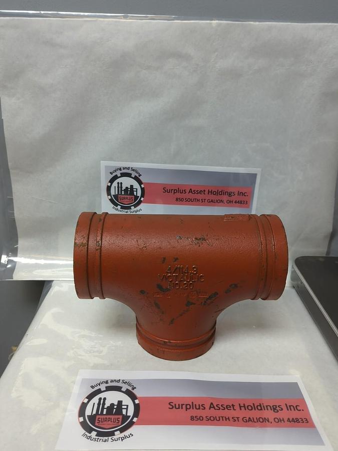 VICTAULIC,N0.20,PIPE FITTING TEE 4 INCH NOS