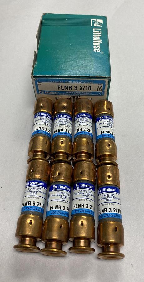 Littelfuse,FLNR3-2/10,Fuse Lot Of 8 NOS