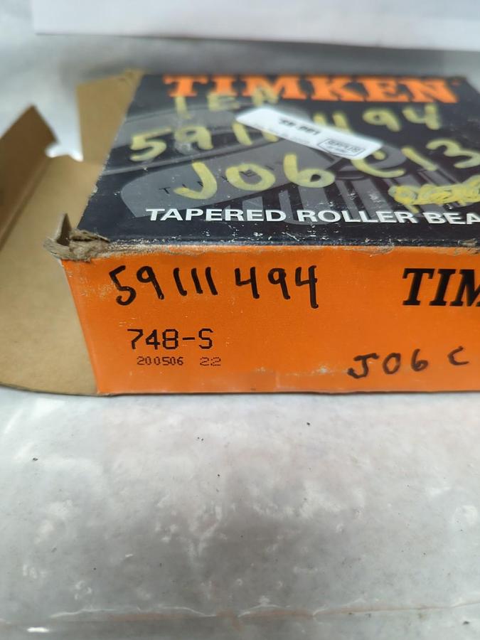 TIMKEN,748-S,ROLLER BEARING CONE NOS