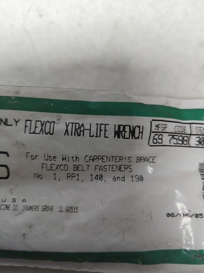 FLEXCO,S1S,X-TRA LIFE WRENCH NOS