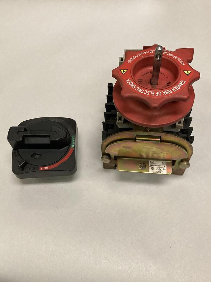 Used Allen-Bradley,194RF-NC030,Ser A Fused Disconnect Switch Mounted