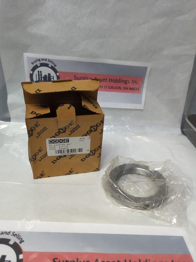 DODGE,066024,S.D ADAPTER NUT SIZE 2-7/16 INCH NOS