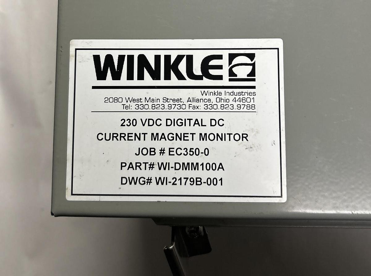WINKLE INDUSTRIES,WI-DMM100A,CURRENT MAGNET MONITOR NOS