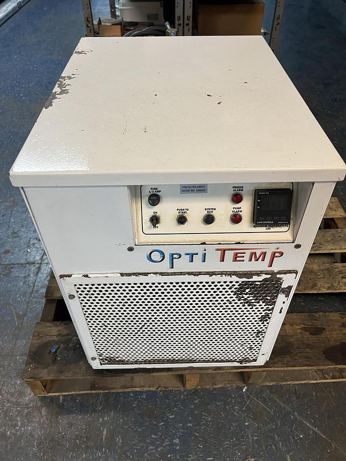 Used OPTI TEMP,240V,Portable Chiller