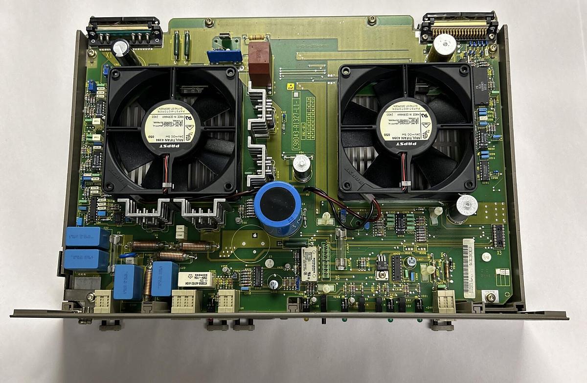 Used SIEMENS,6ES5955-3NA12,POWER SUPPLY 10A 24/5VDC