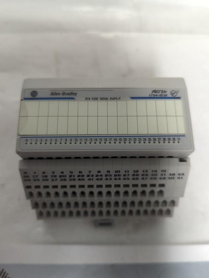Used ALLEN BRADLEY,1794-IB32,FLEX I/O 24V SINK INPUT MODULE PRE-OWNED