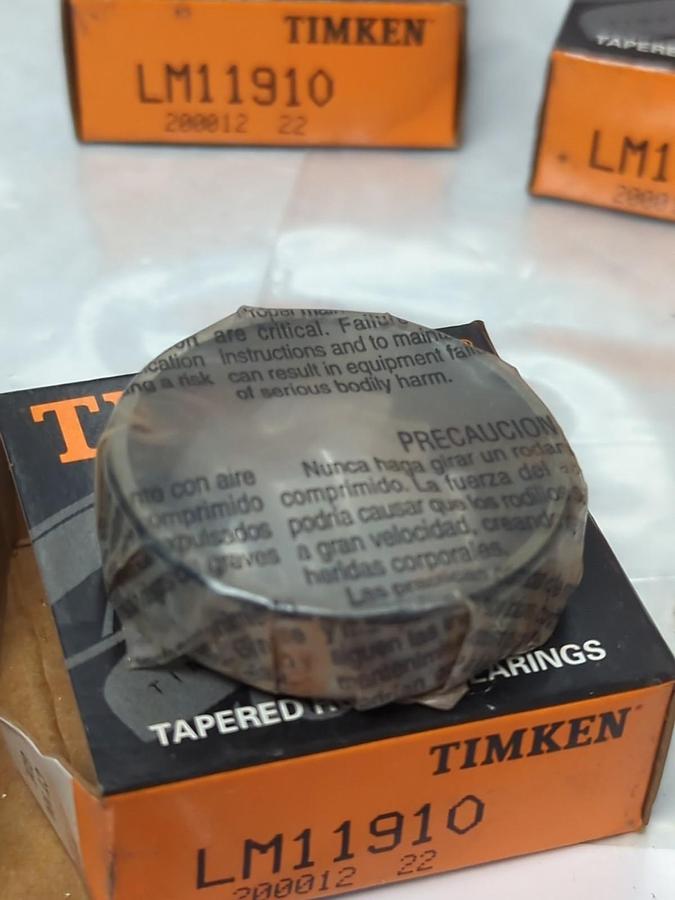 TIMKEN,LM11910,ROLLER BEARING CUP LOT OF 4 NOS