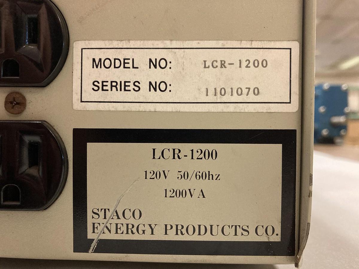 Used Staco,LCR-1200,Energy Power Conductor