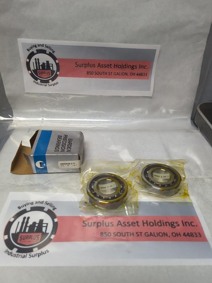 BARDEN,206HCDUM 0-11,ANGULAR CONTACT PRECISION BEARING BOX OF 2 NOS