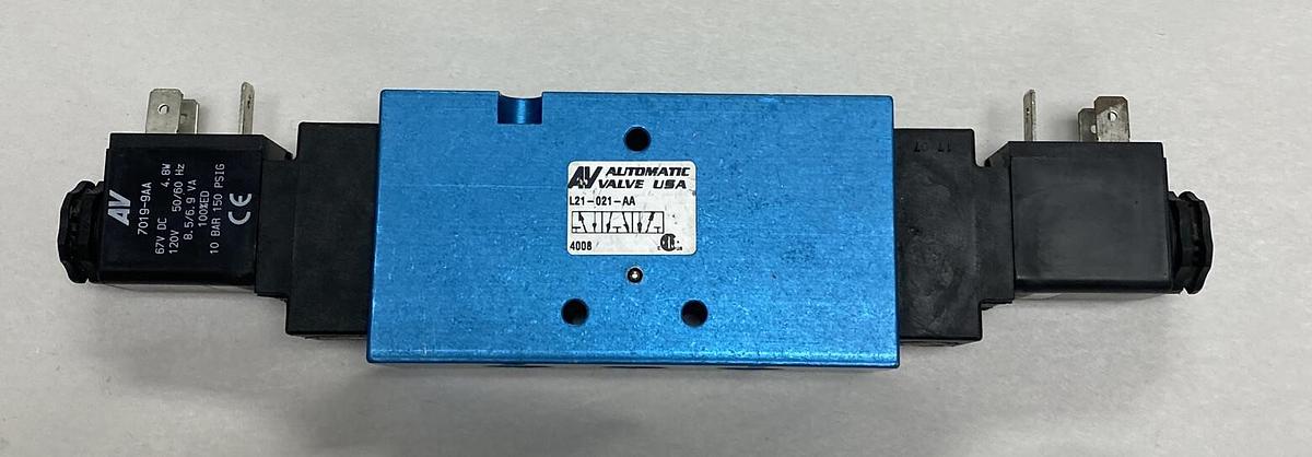 Used AUTOMATIC VALVE,L21-021-AA,PNEUMATIC VALVE