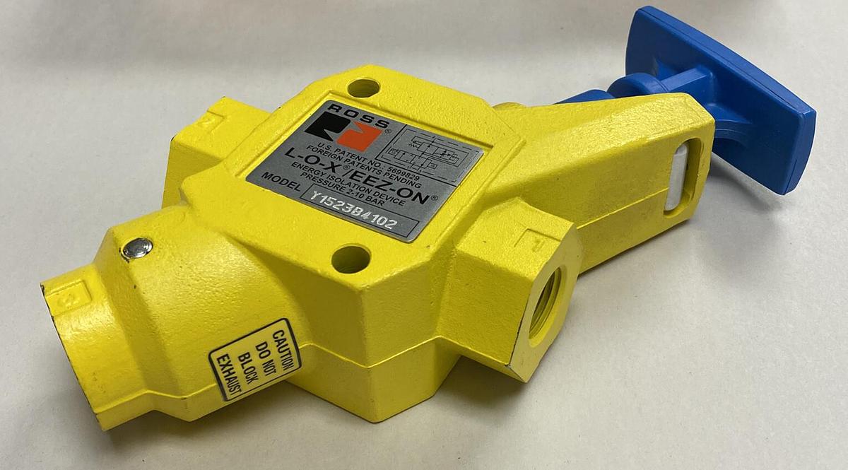 Used Ross,Y1523B4102,L-O-X Safety Lockout Valve NOS