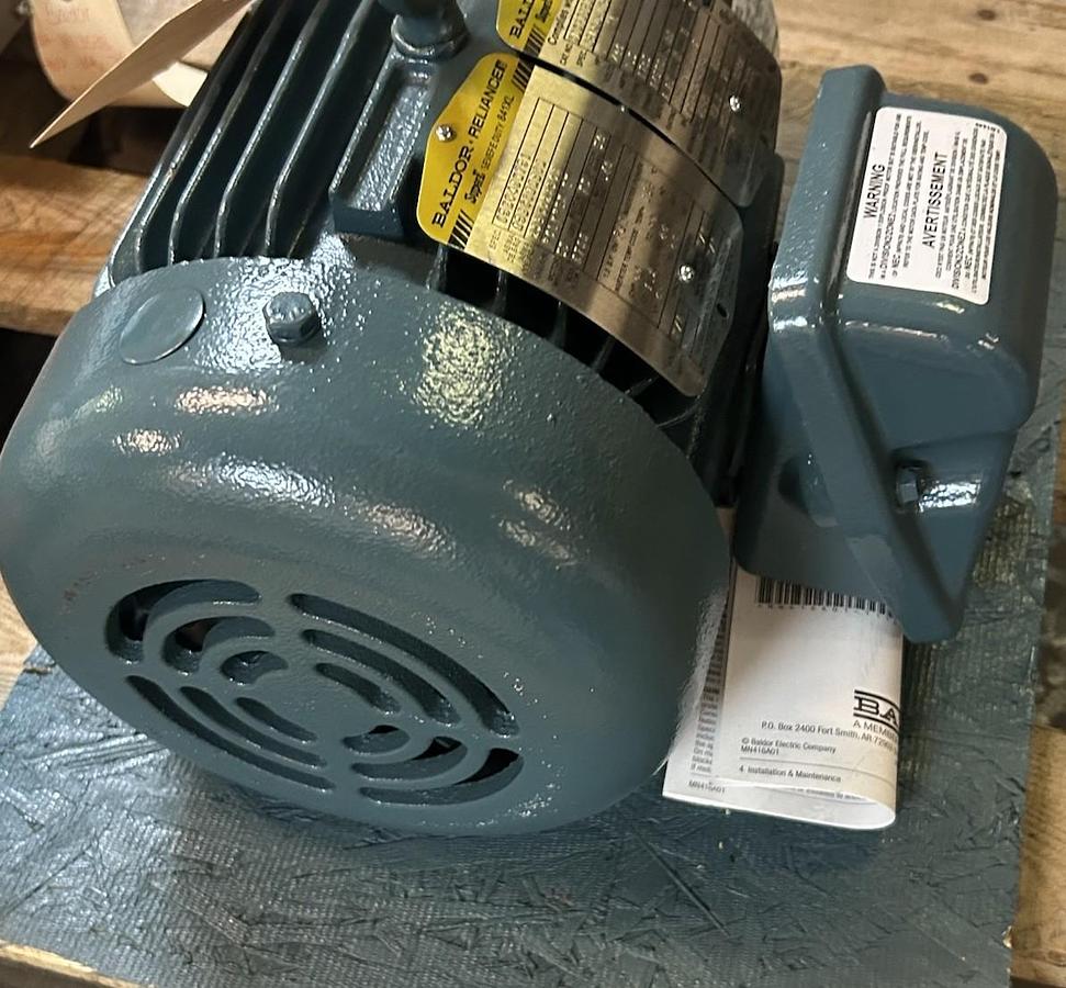 BALDOR,CECP83581T-4,SEVERE DUTY MOTOR 1HP 1765RPM 460V 143TC FRAME NOS