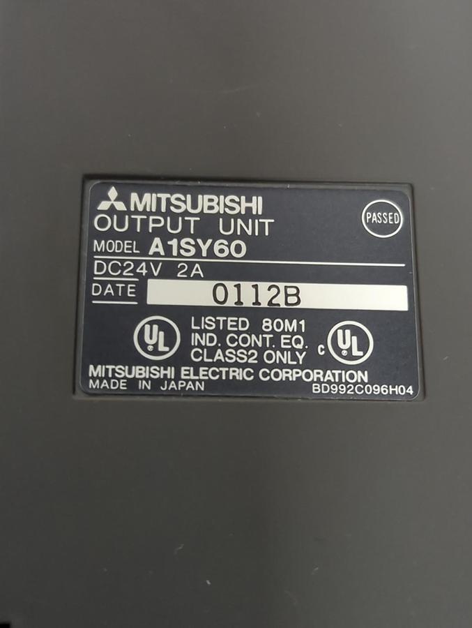 Used MITSUBISHI,A1SY60,OUTPUT MODULE UNIT PRE-OWNED