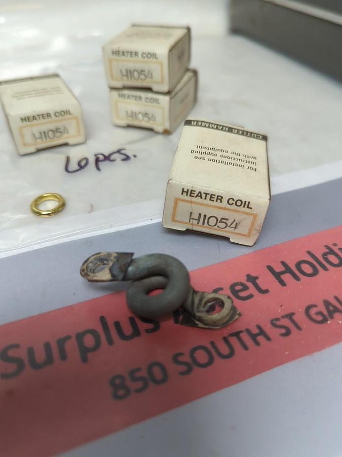 CUTLER-HAMMER,H1054,OVERLOAD HEATER ELEMENT LOT OF 6 NOS