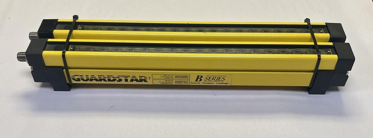 Used GUARDMASTER,BS0330R / BS0330E,RECEIVER AND EMITTER LIGHT CURTAIN SET