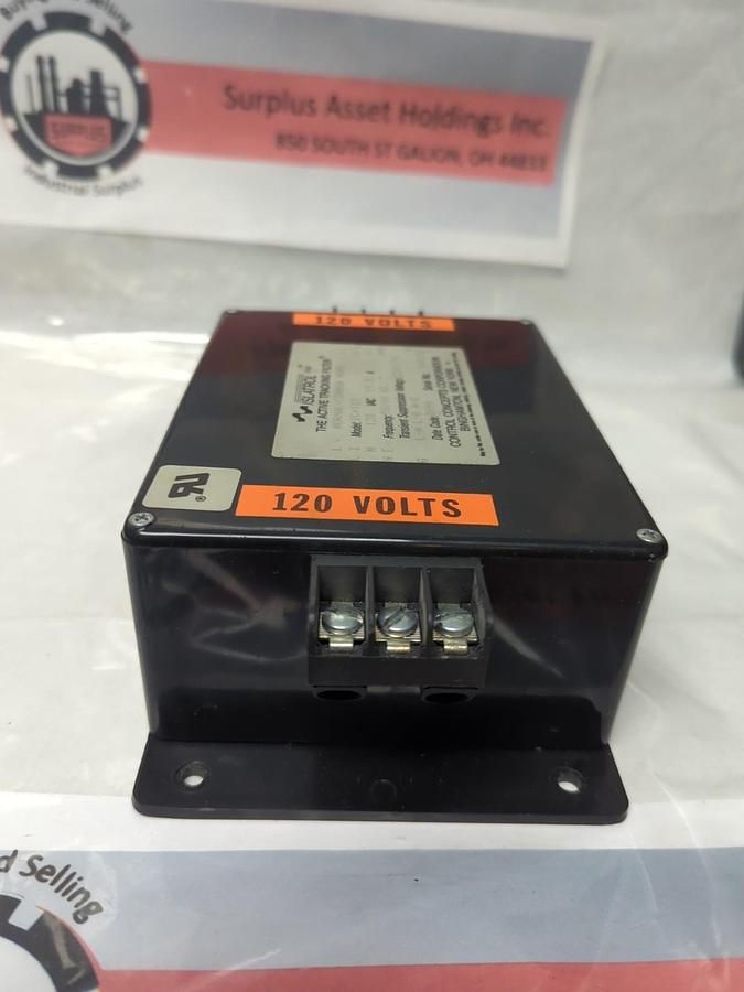 Used CONTROL CONCEPTS,IC+115,ISATROL ACTIVE TRACKING FILTER 120VAC 15A PRE-OWNED