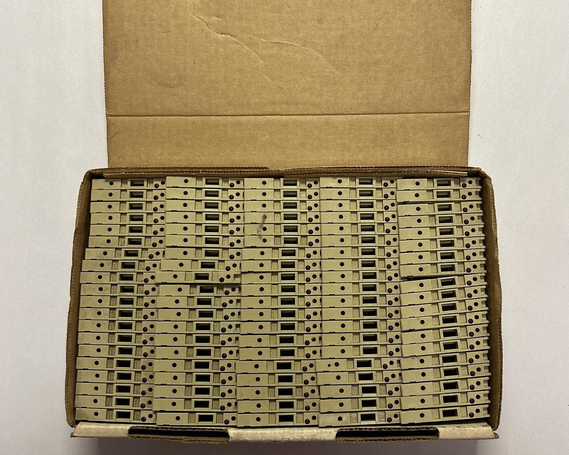 WEIDMILLER,ASK1,TERMINAL BLOCK BOX OF 100 NEW