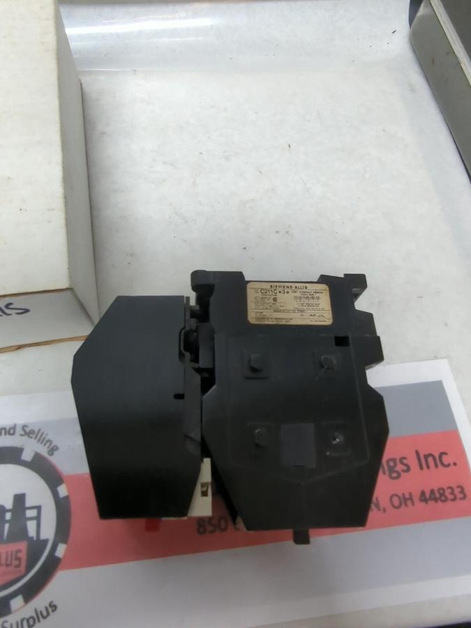 Used SIEMENS-ALLIS,C211C,CONTACTOR 3-POLE PRE-OWNED