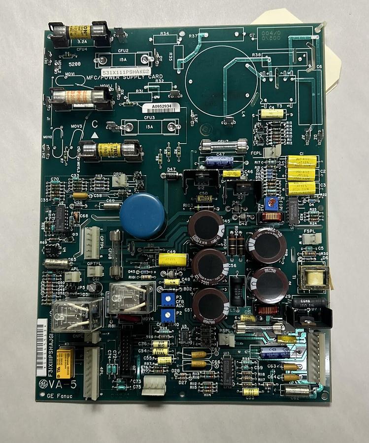 Used GENERAL ELECTRIC,531X111PSHAKG2,MCF/ POWER SUPPLY CARD REFURBISHED