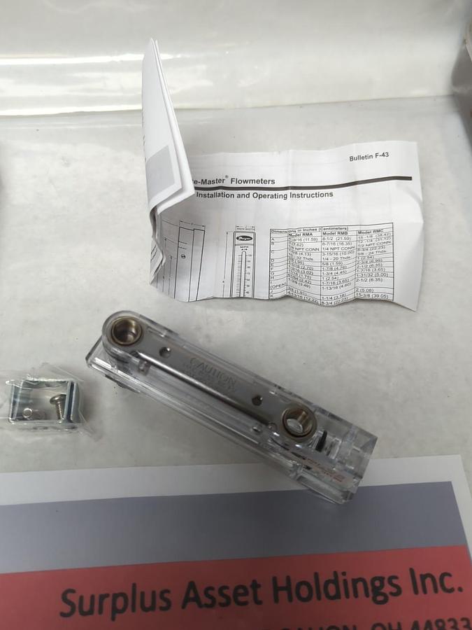 DWYER,RMA-5-SSV,RATE MASTER FLOW METER 116203-30 NOS