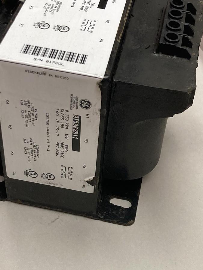 Used General Electric,9T58K2811,1-Phase Transformer 60Hz Class 180