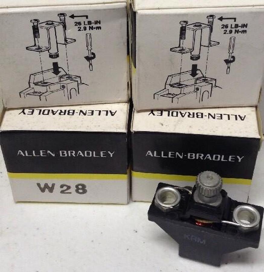 Allen-Bradley,W28,Overload Relay Heater Elements LOT OF 6