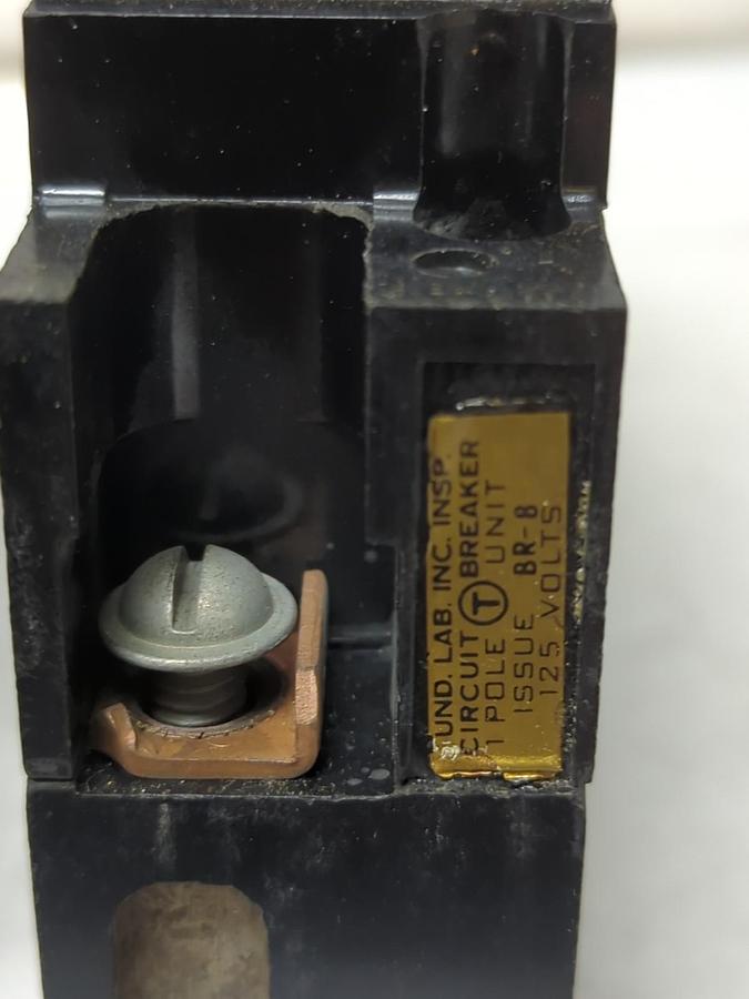 Used GENERAL ELECTRIC,TE11020,CIRCUIT BREAKER 20 AMP 1-POLE LOT OF 3 PRE-OWNED