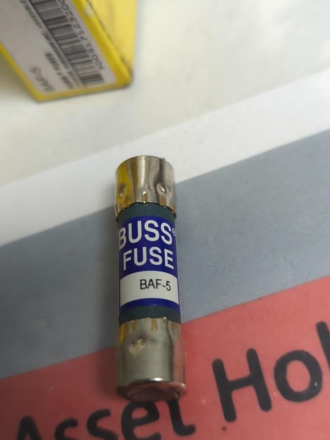 COOPER BUSSMANN,BAF-5,BUSS 5 AMP FUSES LOT OF 30 NOS