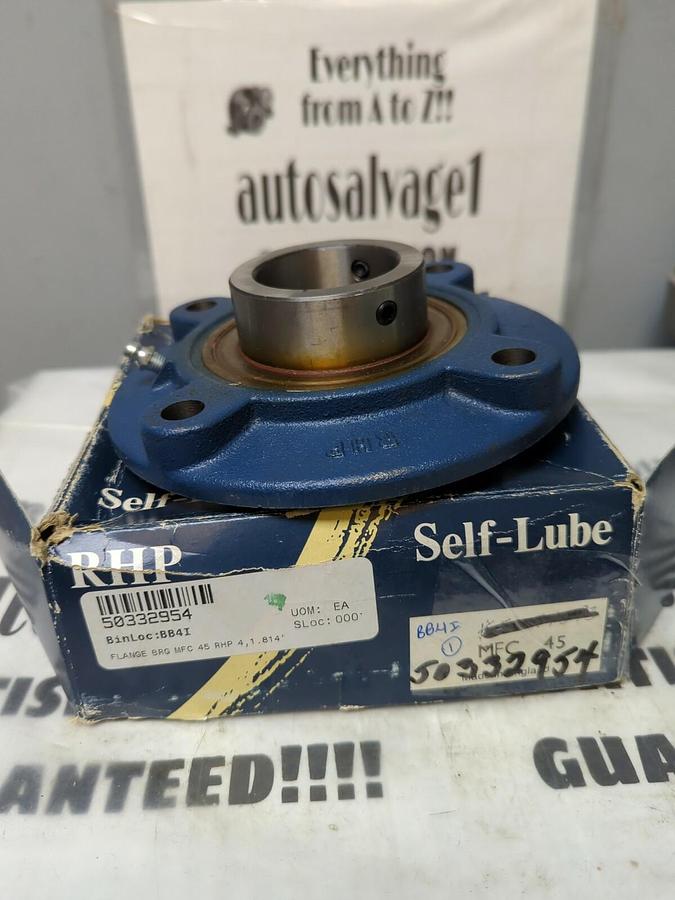RHP,MFC 45,FLANGE MOUNT BEARING 4-BOLT BASE 45MM BORE NOS