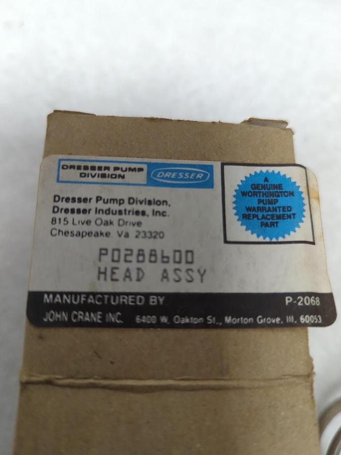 CRANE-DRESSER,P0288600,HEAD ASSEMBLY NOS