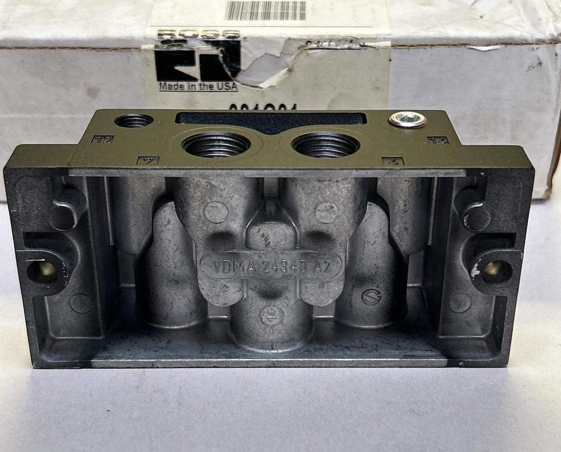 ROSS CONTROLS,601C01,PNEUMATIC MANIFOLD BASE 3/8 S/PT NOS