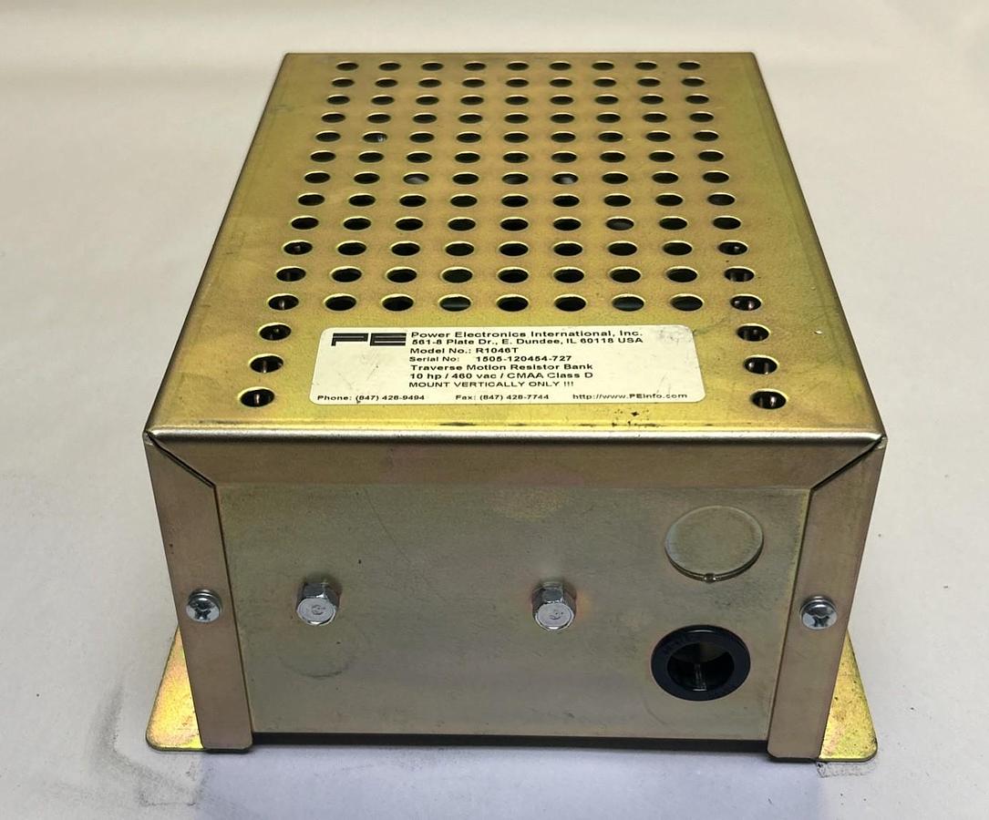 Used POWER ELECTRONICS,R1046T,TRAVERSE MOTION RESISTOR BANK
