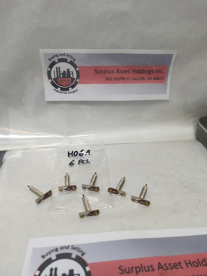 Used WESTINGHOUSE,H06A,OVERLOAD HEATER ELEMENT LOT OF 6 PRE-OWNED