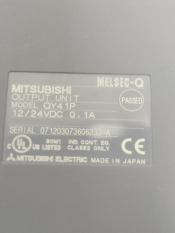 Used MITSUBISHI,QY41P,OUTPUT UNIT MODULE PRE-OWNED