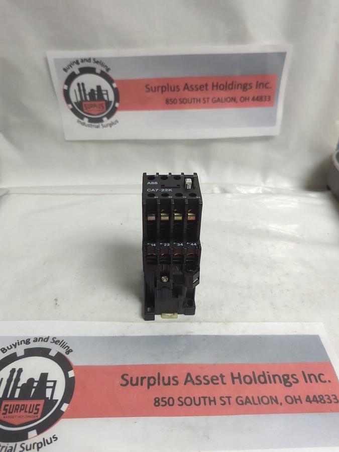 Used ABB,CA7-22K,CONTROL RELAY PRE-OWNED