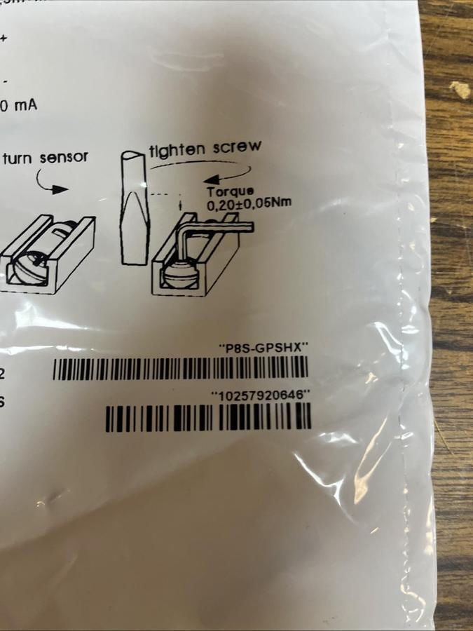 PARKER,P8S-GPSHX,PROXIMITY SENSOR 10-30VDC