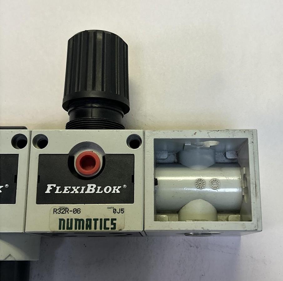 Used NUMATICS,F32D-06,PNEUMATIC FILTER WITH R32R-06 REGULATOR