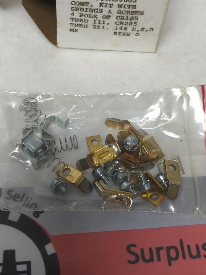 GENERAL ELECTRIC,546A300G2,CONTACT KIT WITH SPRINGS & SCREWS NOS